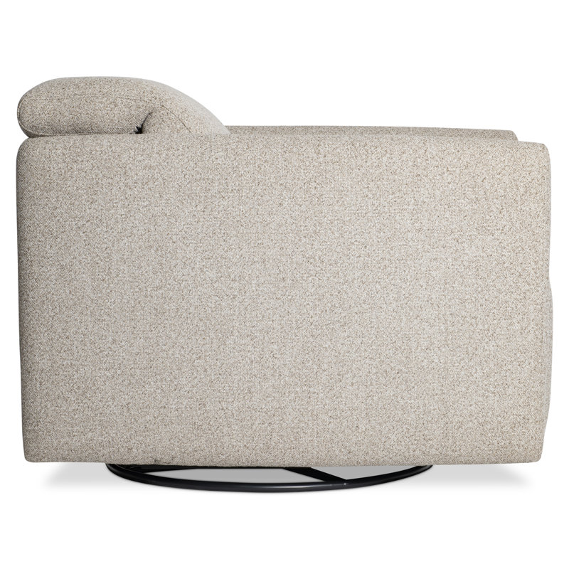 Bernhardt Livvy Fabric Power Motion Swivel Chair, Fabric