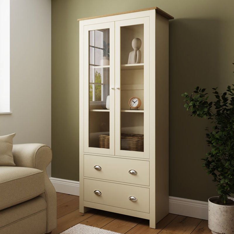Display Cabinet, Cream