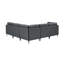 Canapé modulaire de coin avec repose-pieds 93,5 po Chelon-455639420