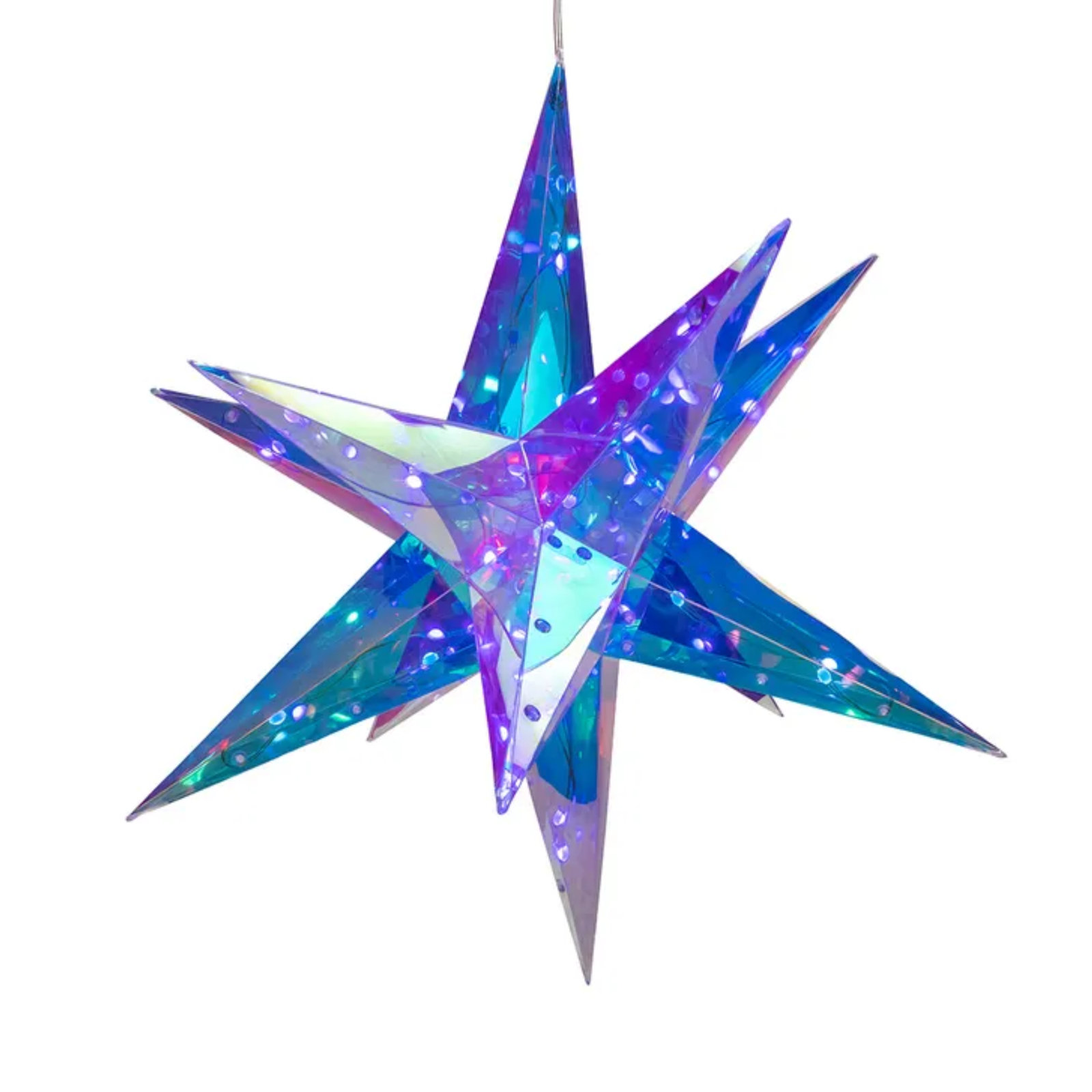 Kurt Adler's 17.75" 60-Light RGB Smart LED Holographic Starburst