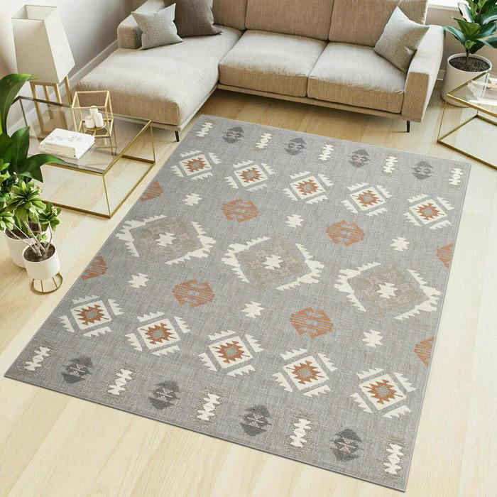 Denetta Abstract Machine Printed Area Rug, Rectangle 160 x 230 cm