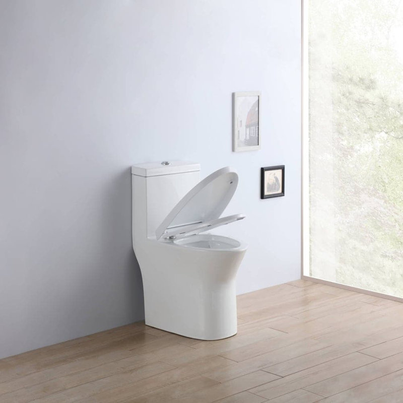 Toilette allongée 4 pièces 4 GPF (siège inclus)