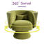 Fauteuil demi-tonneau pivotant rembourré (ensemble de 2)-142785853