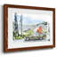Holiday Holiday II - Reproduction encadrée rustique avec tableau mat-934458496-934458498
