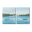 «Serene Summer Boat Single Photo Frame» par Grace Popp 2 - Pièces sur toile-1820219214-1819419380