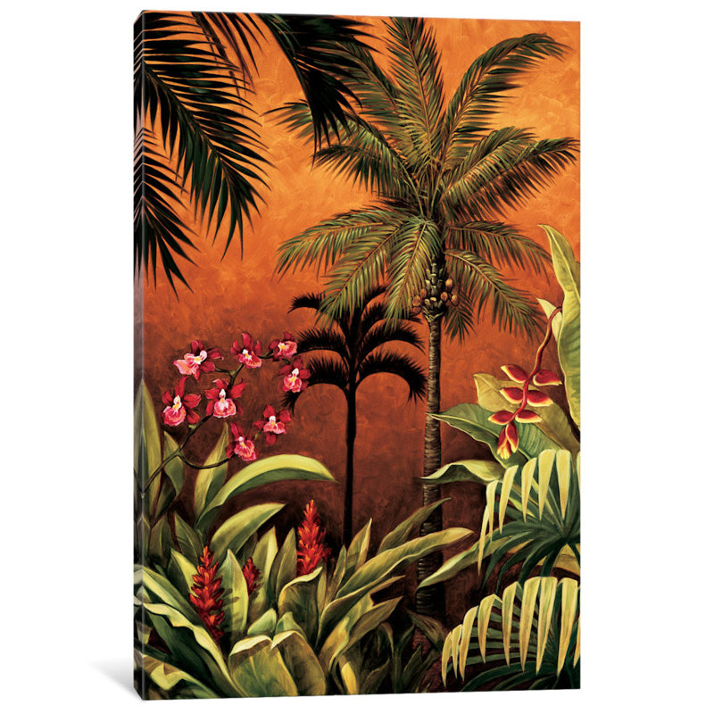 « ubud i », reproduction d’art sur toile, H 12 po x l 8 po x P 0,75 po, Toile tendue
