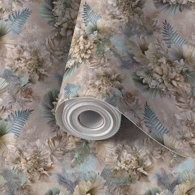 Papier de contact à peler et coller avec embouts de pétales botaniques incandescents et transparents, auto-adhésifs et amovibles, 17,7 po x 118 po (45 x 300 cm)