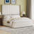 67.5" Tall Headboard Upholstered Bed With Vertical Striped & Wingback Design, Box Spring Needed-114231882