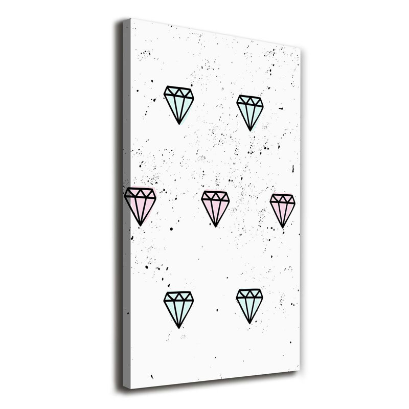 Diamonds - Wrapped Canvas Print