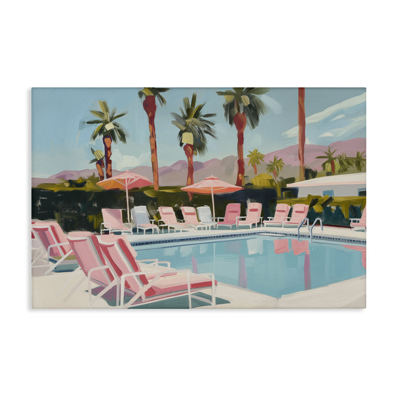  Impression sur toile Palm Springs par Arlington Prints, H 20 po x l 30 po