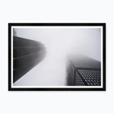 Skyscrapers In The Clouds Print by Tim Klein