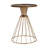 Hollow Edge Retro Art Pine Side Table