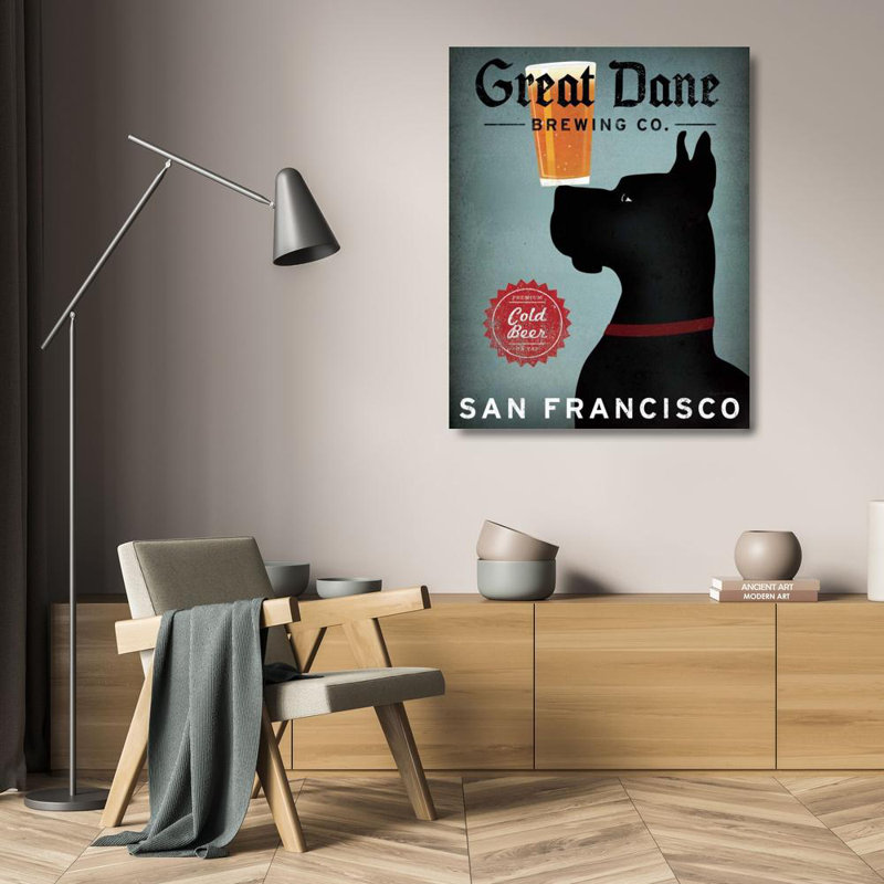 Trinx Fowler, galerie d'art sur toile tendue Ryan: Great Dane Brewing Co San Francisco