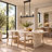 29.5" W 3-Light Dimmable Linear Pendant Light 