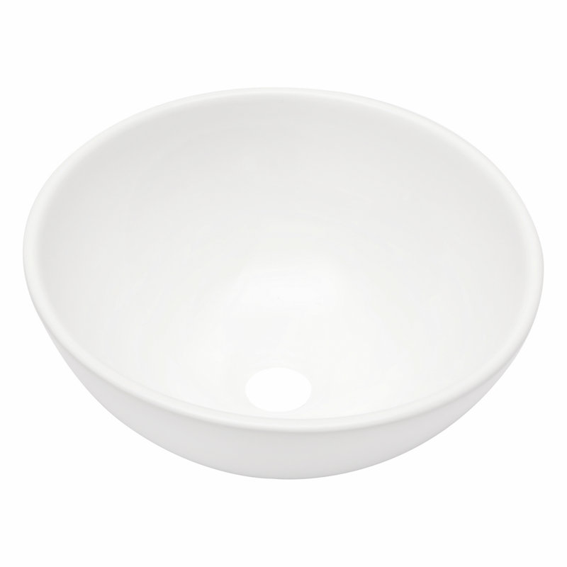Ceramic Circular Vessel Bathroom Sink