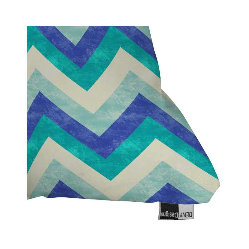 Coussin intérieur / extérieur Chevron Ocean, Grand