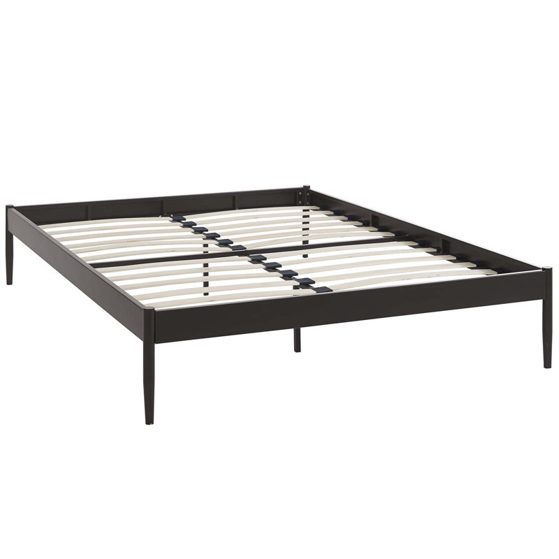 Modway Elsie Fabric Bed Frame, Brown, King