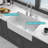White Porcelain Ceramic Kitchen Sink, Single Bowl, Reversible Design, 33 X 18 X 10 Inch | Gift Idea
