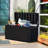 Vbal 100 Gallons Water Resistant Resin Lockable Deck Box-91218886