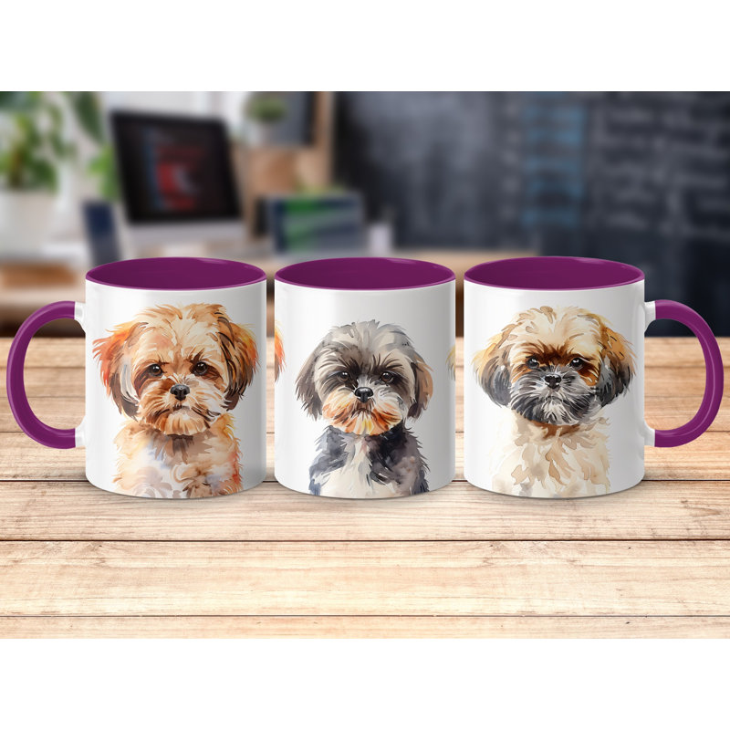 Mug, 4, Purple