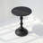 21" Round Metal Vintage End Table-1428894073