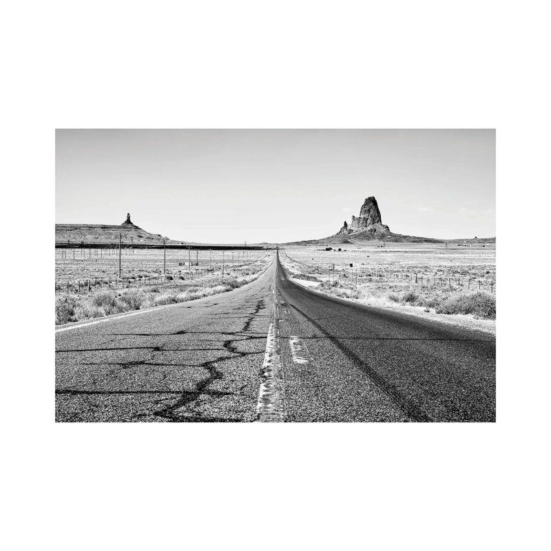 Black Arizona Series - On The Road by Philippe Hugonnard - Wrapped Canvas Print, 66.04 cm H x 45.72 cm W x 1.91 cm D