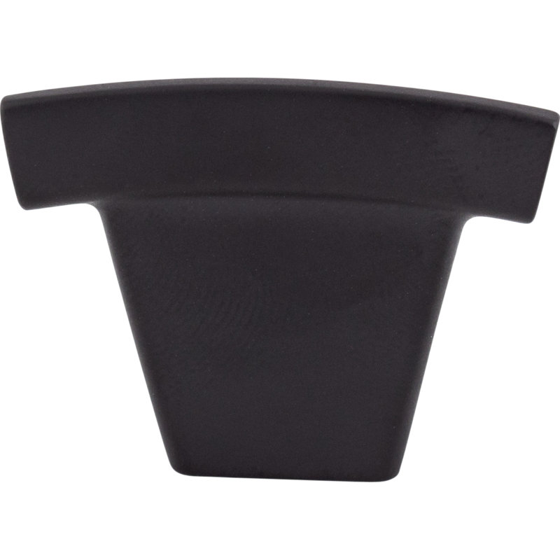 Arched 1 1/2" Length Bar Knob, Black, 1 1/2" Knob Length