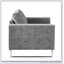 Fauteuil gris en polyester