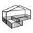 Double  L-Shaped Montessori Bed-1556860715