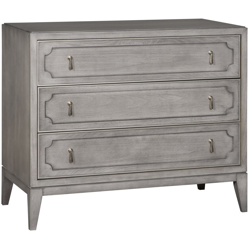 McKinney 3 - Drawer Solid Wood Nightstand