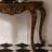 American retro carved console table