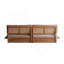 Oversized Solid Wood Sofa With Removable Cushions, Storage Function, And Easy Assembly, Suitable For Living Room, Home Office, And Apartment