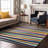 Premium Machine Washable Natoma AMF997 Stripes Rug-1672359507