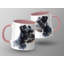 Three Watercolor Schnauzer Design 11oz Coffee Mug-1395331398