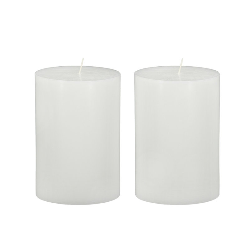Bougie 4X6 "2PK, Blanc