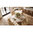 Velvet Upholstered Rolling Dining Chairs with Wheels-1327874374