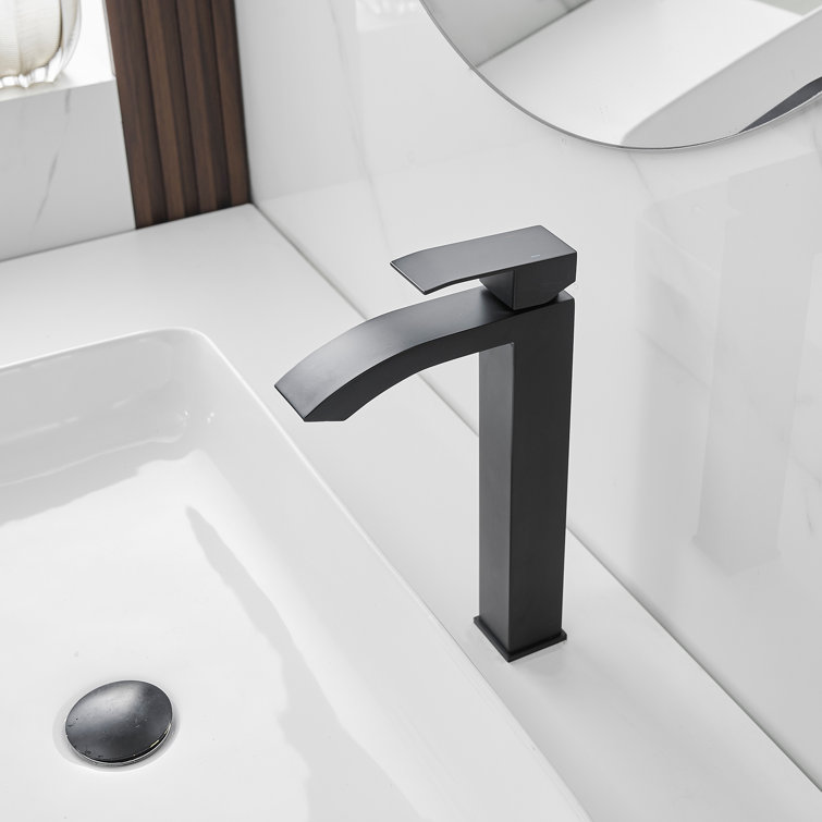 1 Single-handle Bathroom Faucet with Drain Assembly