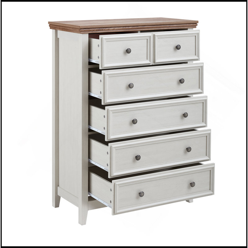 Versatile 6-Drawer Dresser For Organized Living Space, Beige