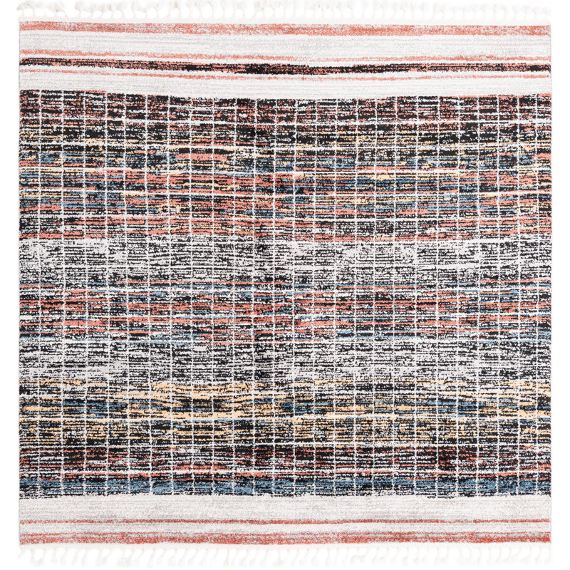 Tapis Bungalow Rose Oliver Joriann, Carré 7 pi 10 po