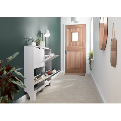 8 Pair Flip Down Shoe Storage