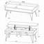 Ensemble de 2 tables basses et tables de bout à plateau relevable