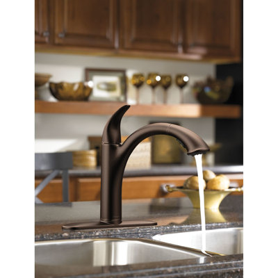 Camerist Pull Out Single Handle Kitchen Faucet with Duralock