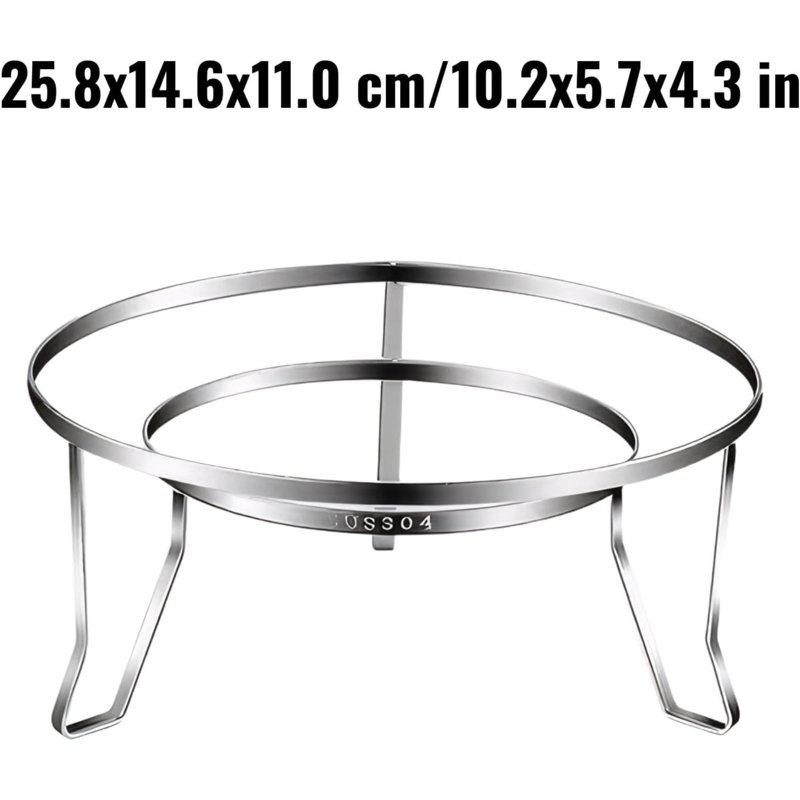 Support à casseroles en acier inoxydable pour cuisine