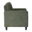 Fauteuil d'appoint en velours côtelé Alton
