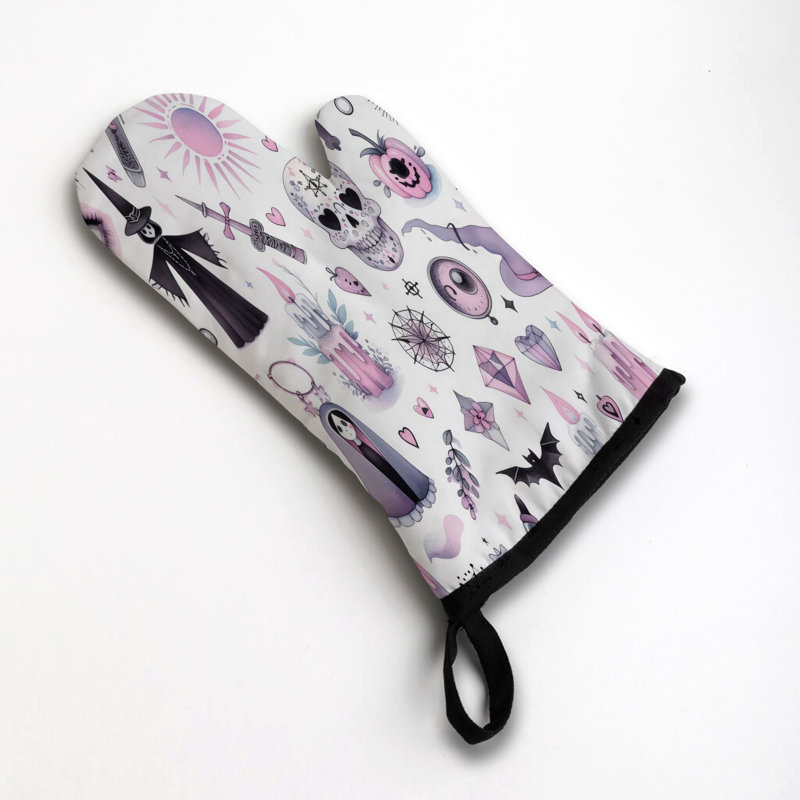 Dreamy Goth Oven Mitt Cotton Twill