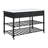 Clarkson Transitional Kitchen Island with Artificial Stone Top in White and Grey