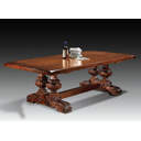 David Michael Tuscan Walnut Solid Wood Dining Table | Perigold