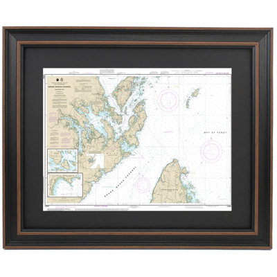 North Grand Manan Channel, Maine | Nautical Chart | Framed Print