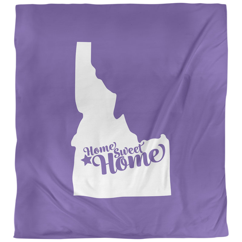 Housse de couette boise doux, Housse de couette pour lit simple, Mauve, Microfibre