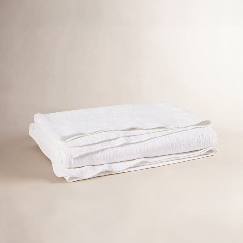 Cascade Coverlet, King Coverlet, Alpine White